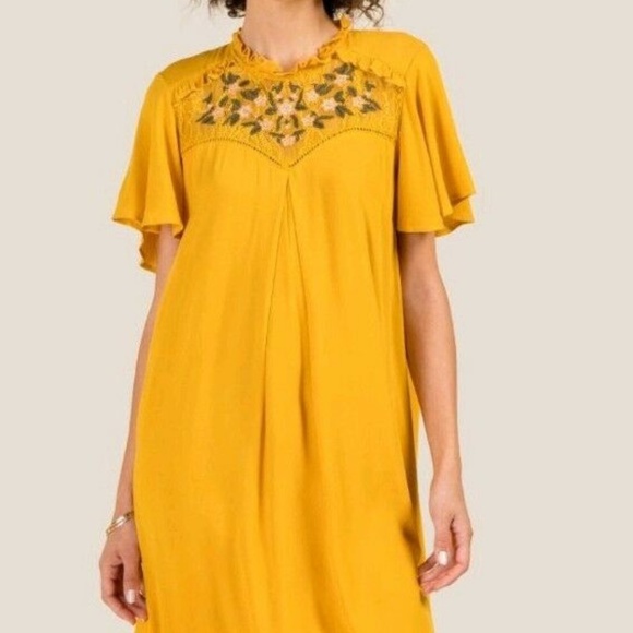 francesca's yellow dress